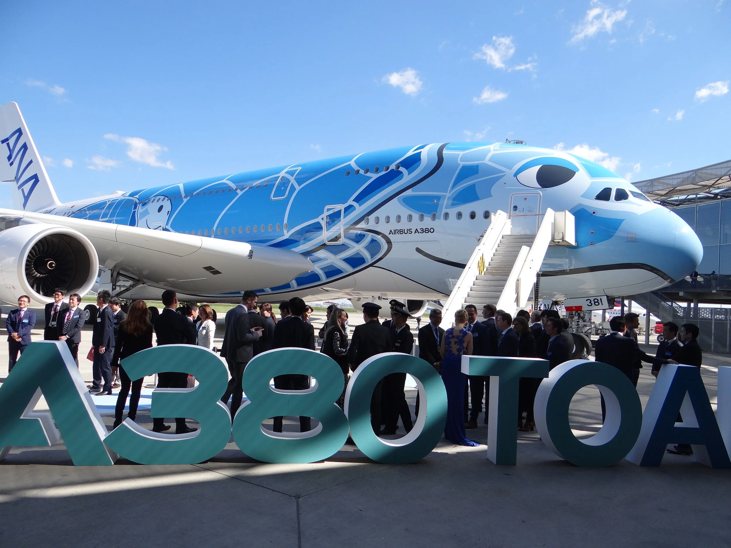 Welcoming Japan's first A380: ANA's Flying Honu — Allplane
